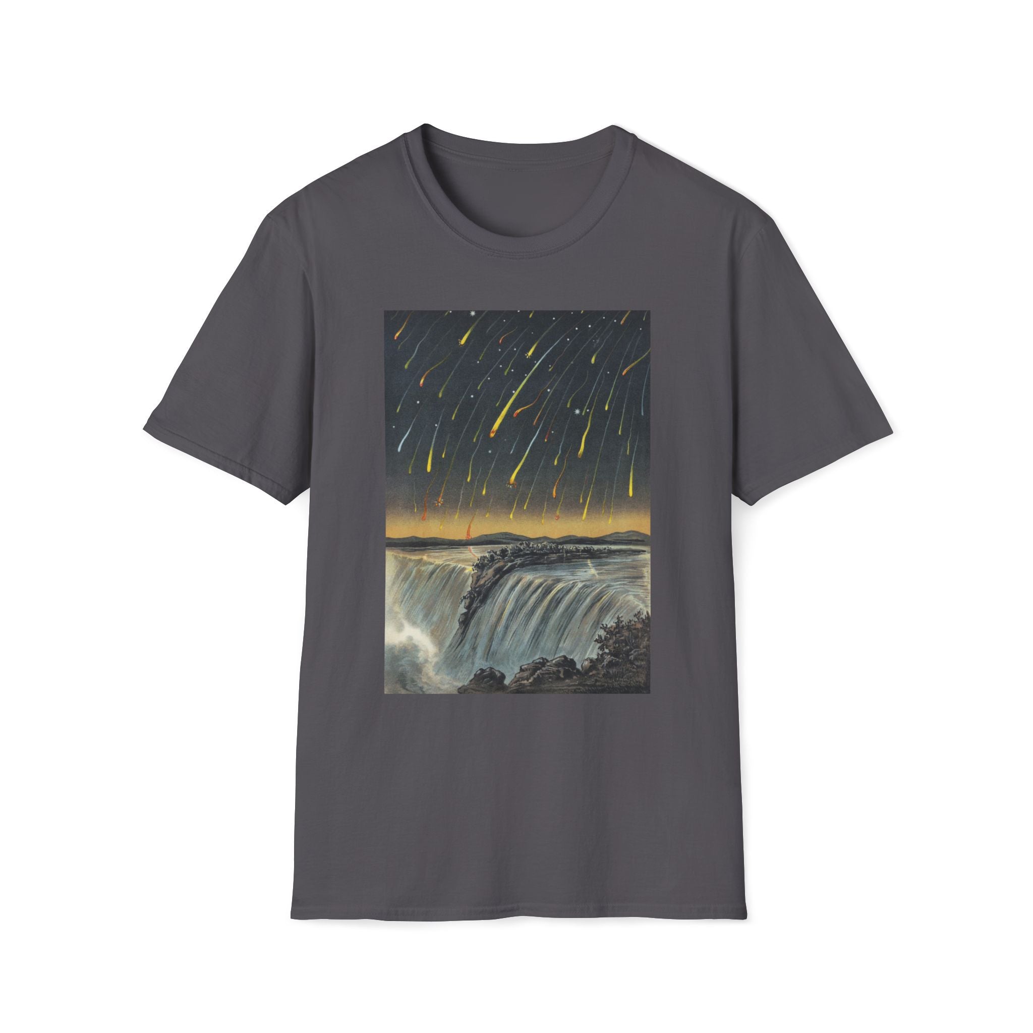 Leonid Meteor Shower Over Niagara Falls, 1833
