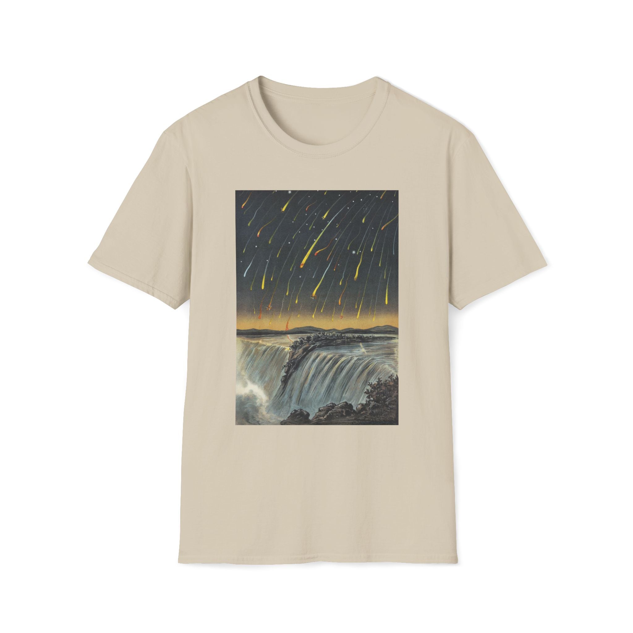 Leonid Meteor Shower Over Niagara Falls, 1833