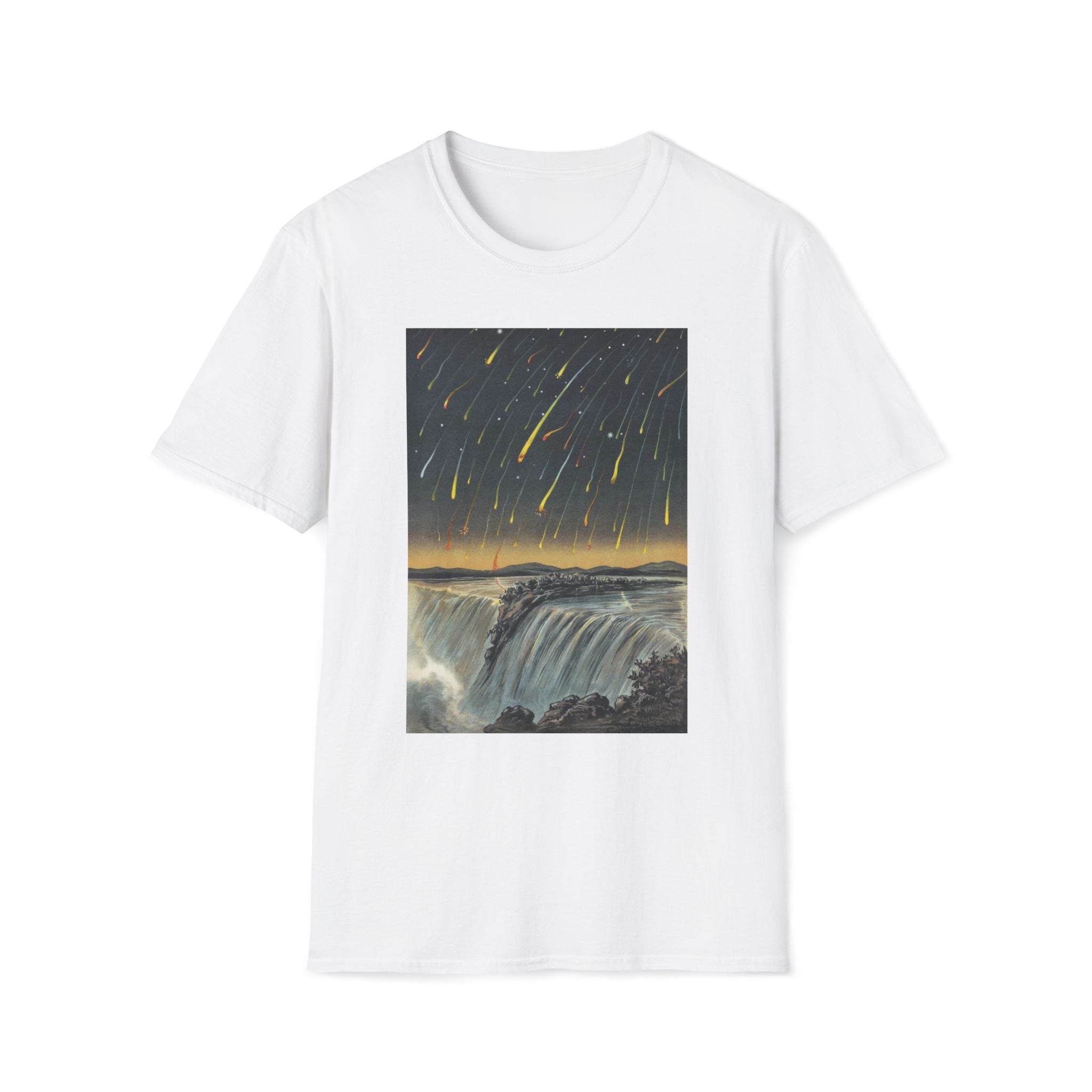 Leonid Meteor Shower Over Niagara Falls, 1833
