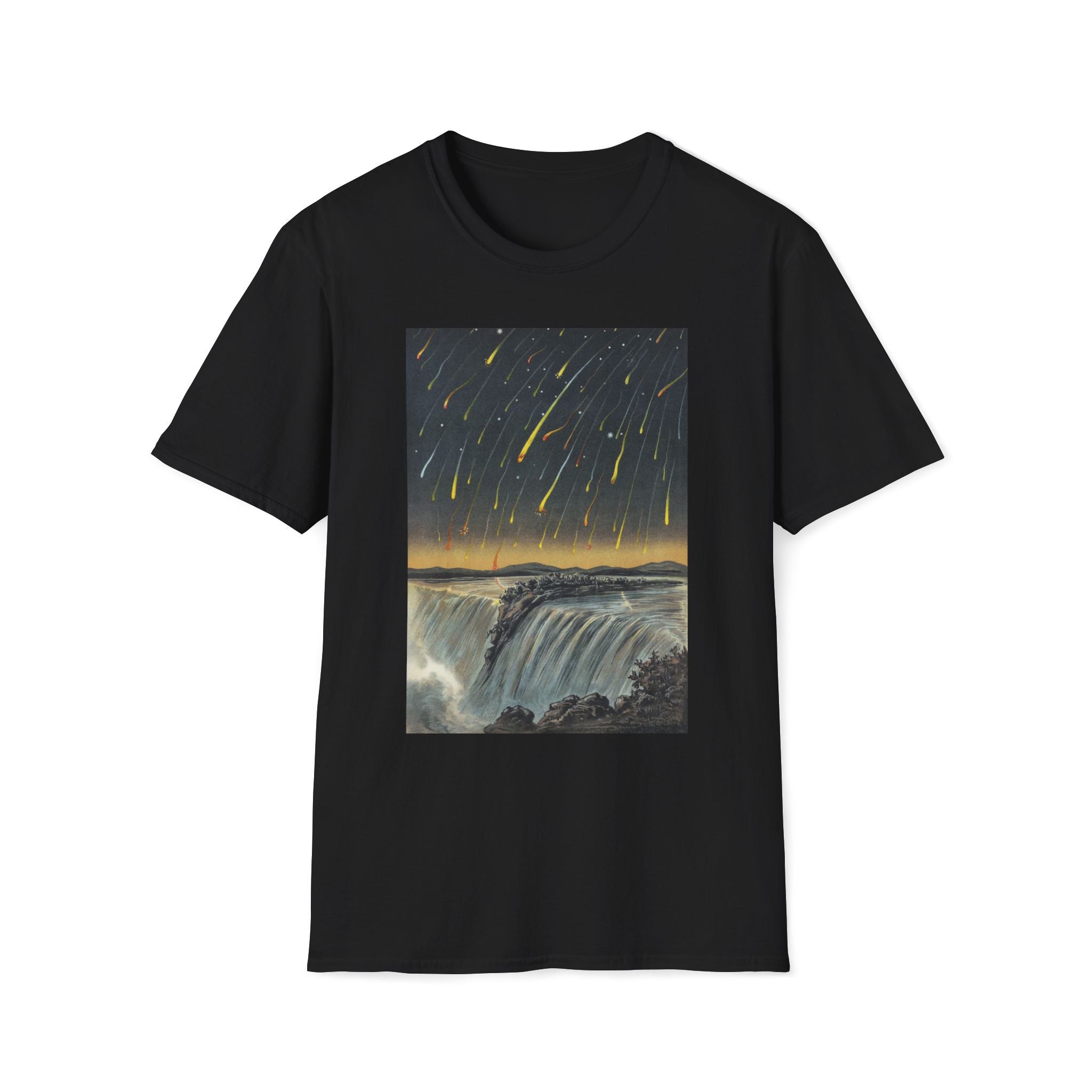 Leonid Meteor Shower Over Niagara Falls, 1833