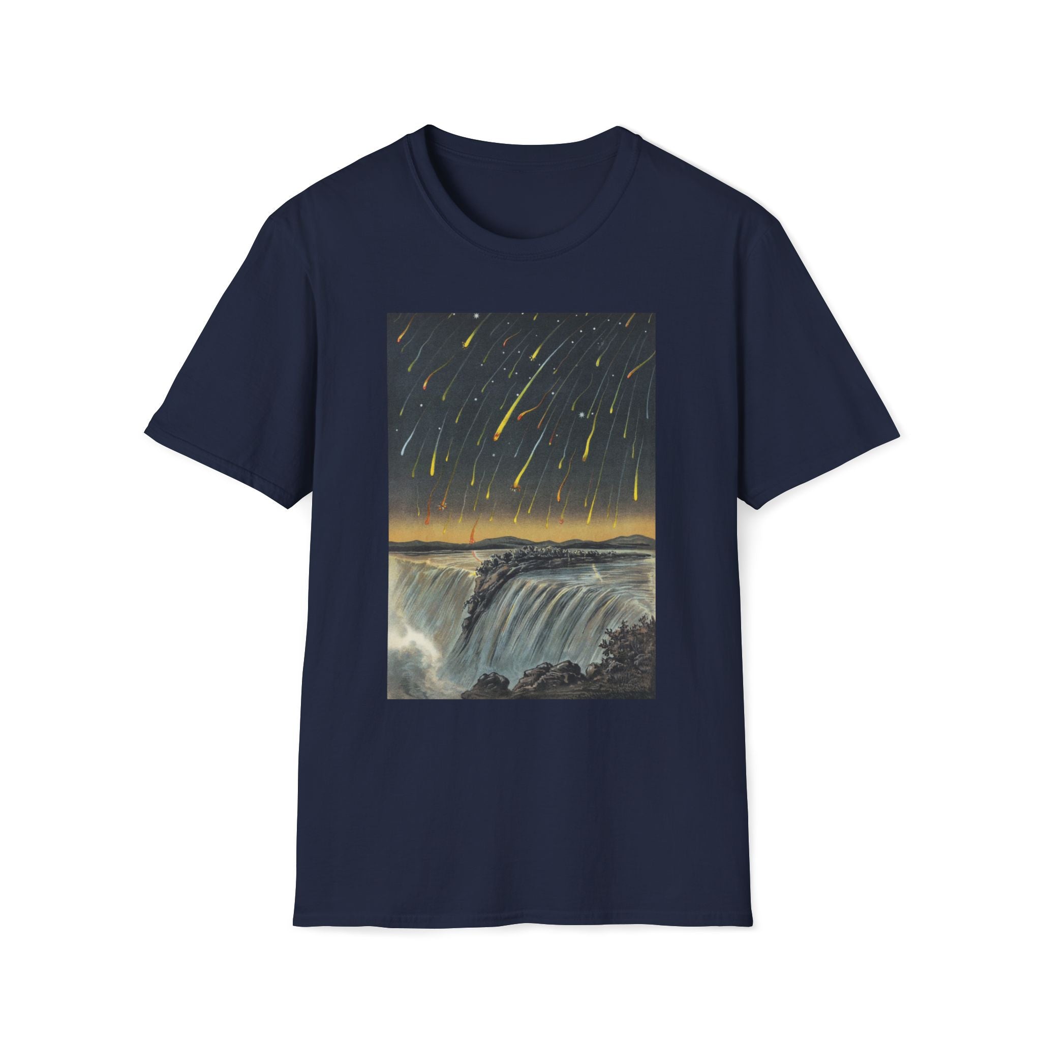 Leonid Meteor Shower Over Niagara Falls, 1833